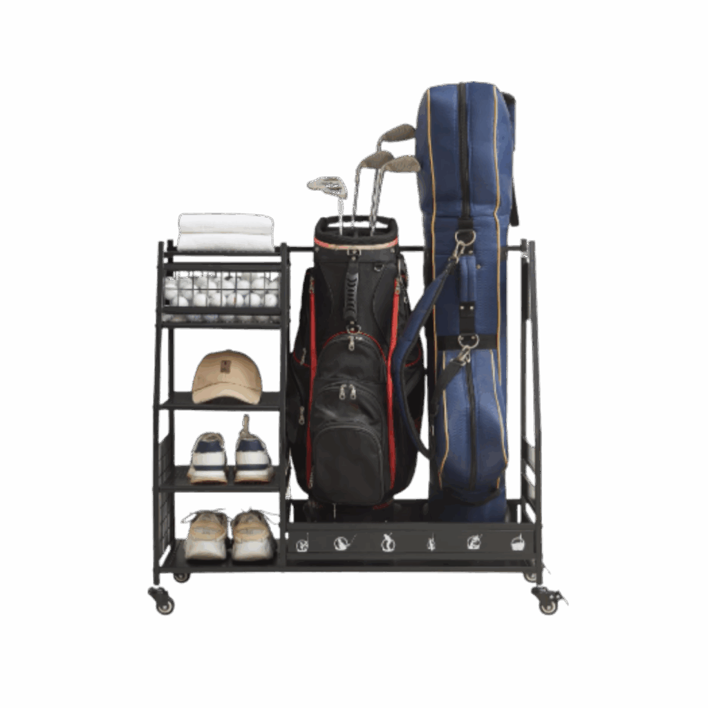 Golf Bag Organizer Garage Storage