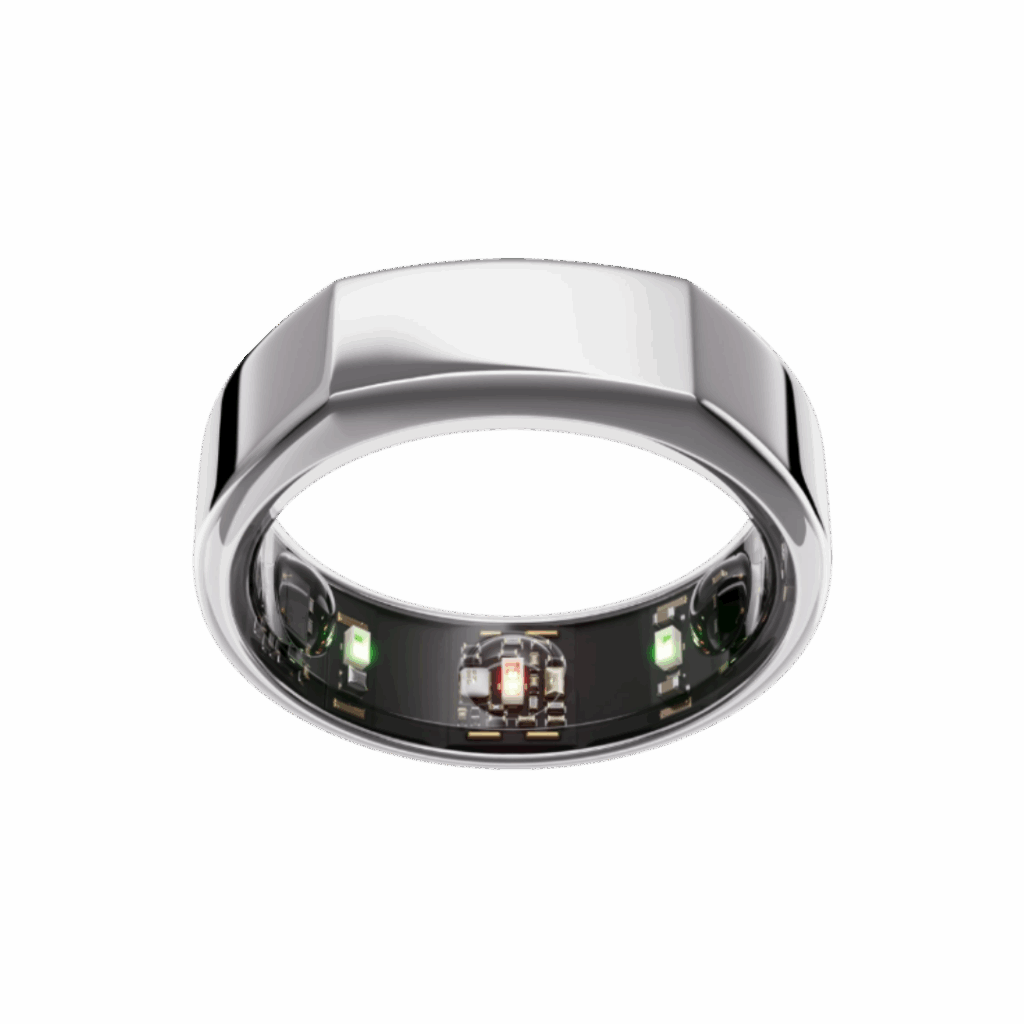 Oura Ring Gen3 Heritage - Silver - Size 8 - Smart Ring