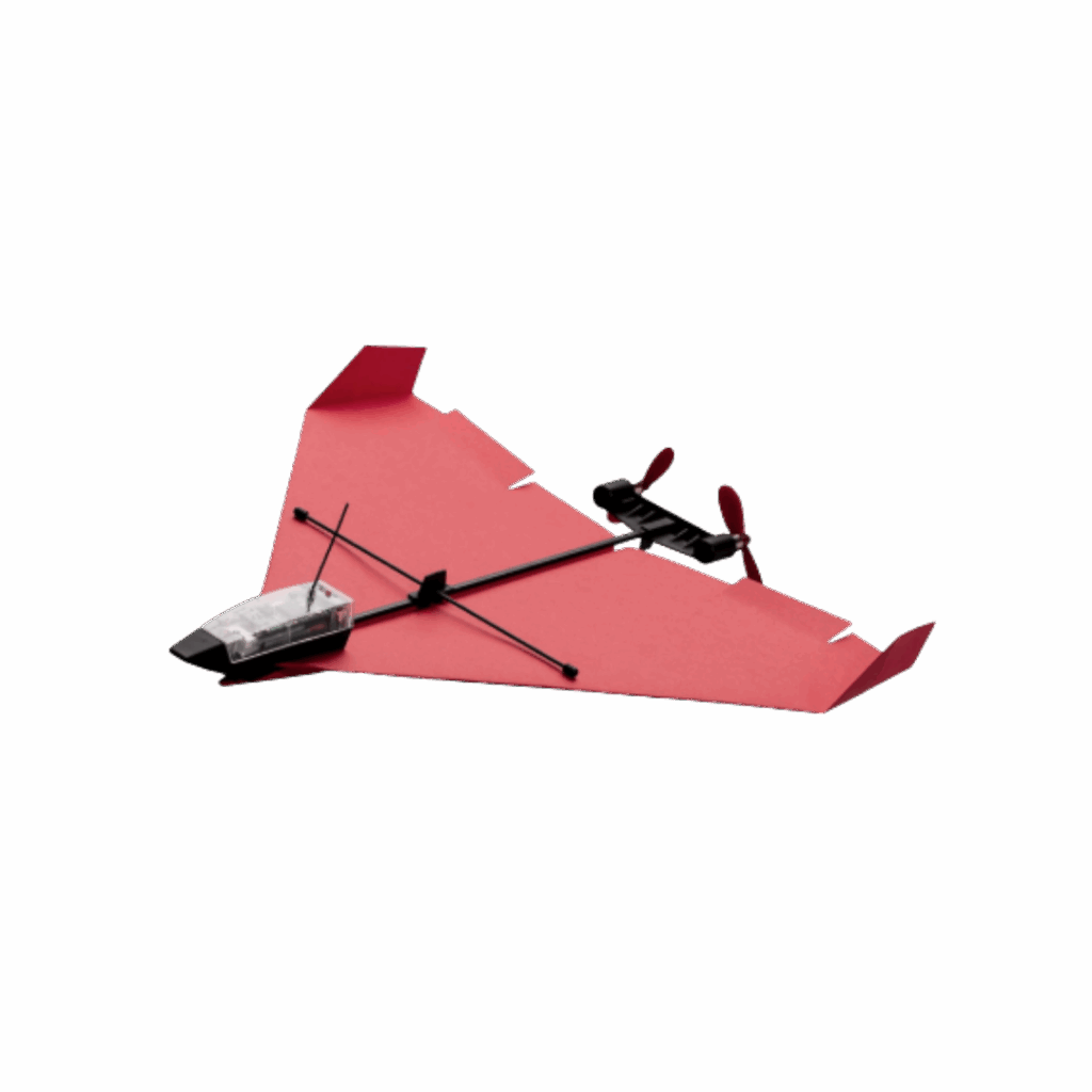 POWERUP 4.0 Smartphone Controlled Paper Airplane Kit, RC Controlled with Autopilot & Gyro Stabilizer