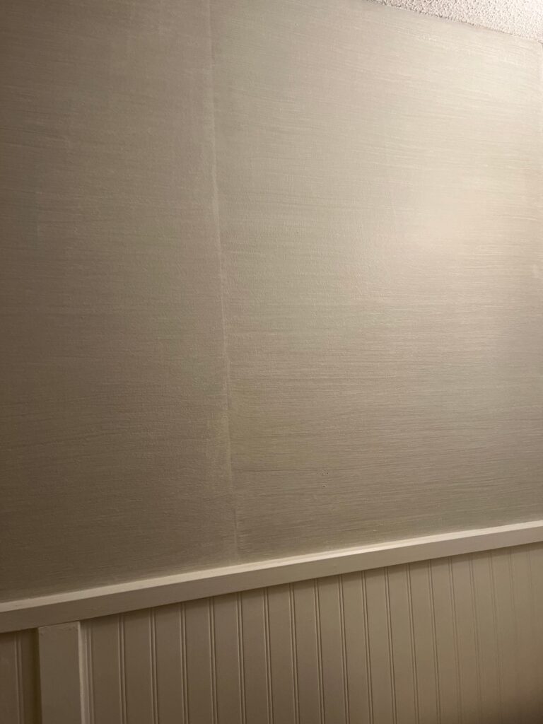 Half Bath Taped Line Result