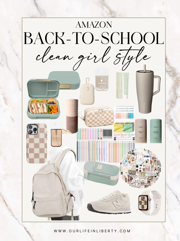 Amazon Clean Girl Style Back to School – simplify back-to-school shopping for teens
