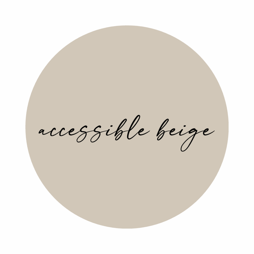 accessible beige paint