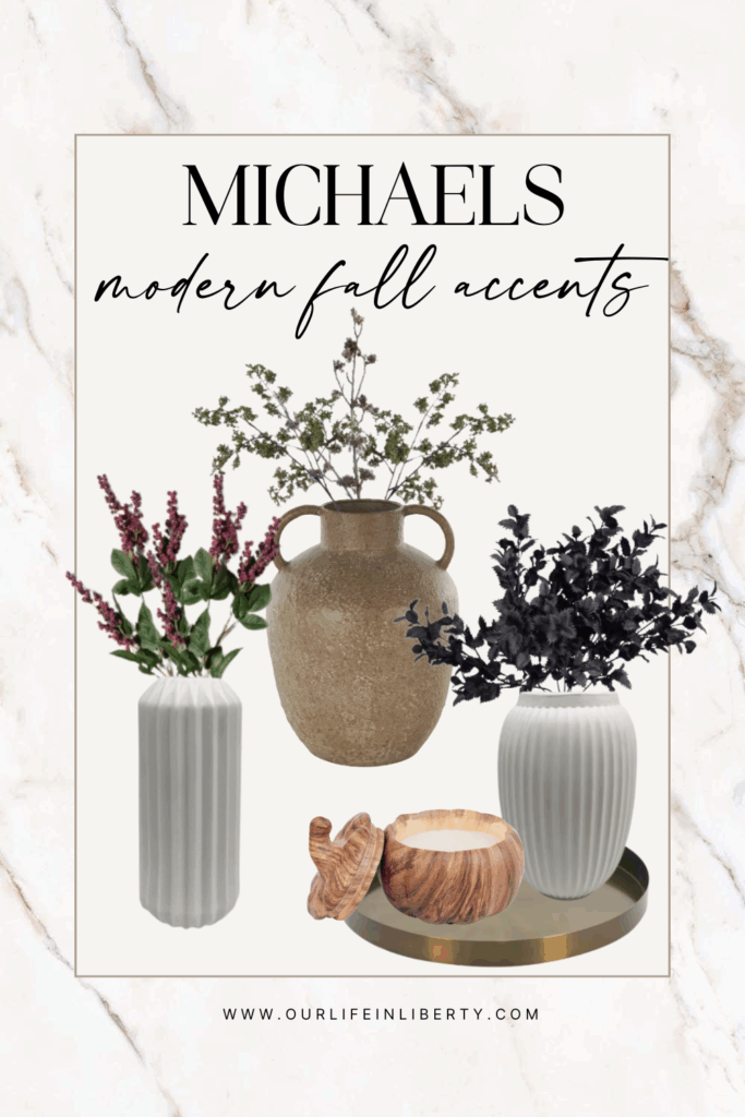 michaels modern fall accents