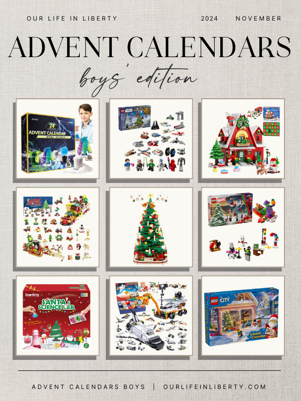 Advent Calendar Boys Website Design