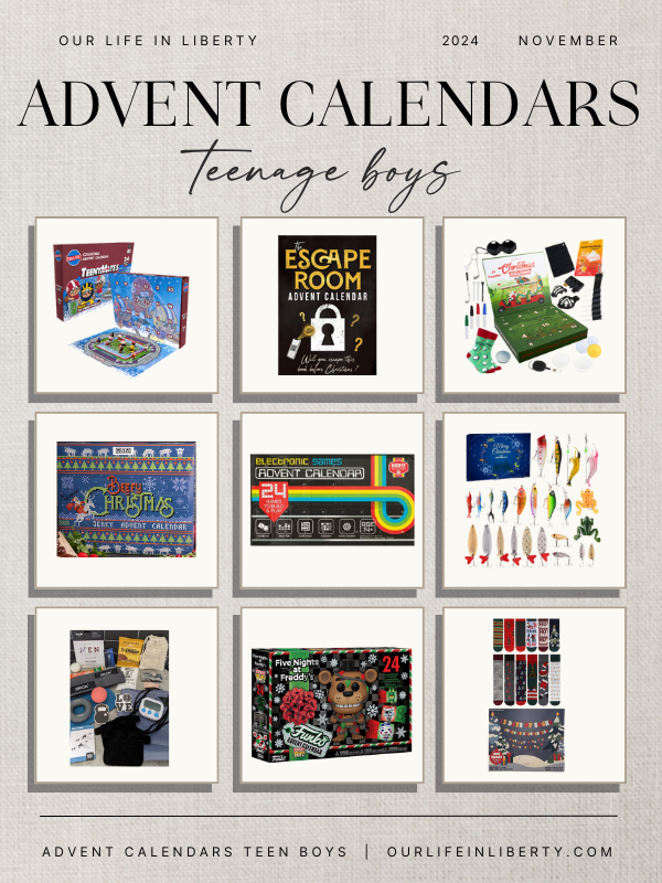 Advent Calendar Teenage Boys Website Design