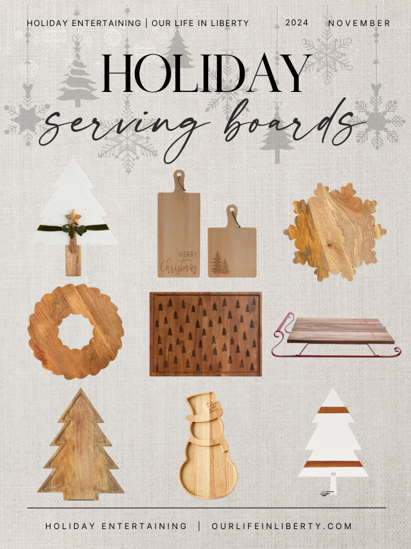 Holiday Serving Boards Website Design