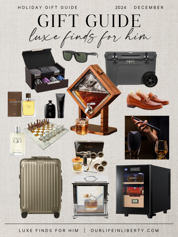 Luxe Finds for Him web